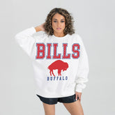 Buffalo Bills Gameday Couture Women's Classic Sunday Drives Oversized Premium Fleece Pullover Sweatshirt | NFL Online