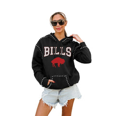 Buffalo Bills Gameday Couture Women's Studded Pullover Hoodie | NFL Discount