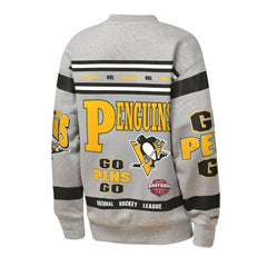 Pittsburgh Penguins Mitchell & Ness Youth Allover Print Fleece Crewneck Sweatshirt - NHL Sweatshirts