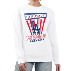 Los Angeles Dodgers Starter Women's Poster Print Team Fleece Pullover Sweatshirt - MLB Pullover