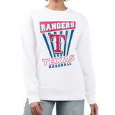 Texas Rangers Starter Women's Poster Print Team Fleece Pullover Sweatshirt - MLB Pullover