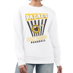 San Diego Padres Starter Women's Poster Print Team Fleece Pullover Sweatshirt - MLB Pullover