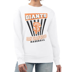 San Francisco Giants Starter Women's Poster Print Team Fleece Pullover Sweatshirt - MLB Pullover