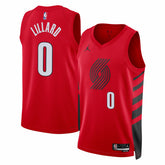 Red Damian Lillard Portland Trail Blazers Jordan Brand Unisex Swingman Jersey | NBA