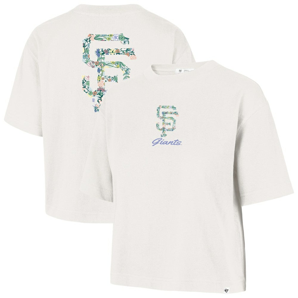 San Francisco Giants '47 Women's Full Bloom Cropped T-Shirt - MLB T-shirts