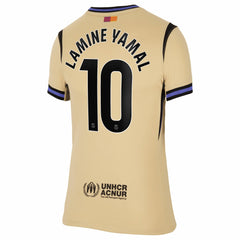 Lamine Yamal Barcelona Women's 2025/26 Away Stadium Replica Jersey