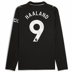 Erling Haaland Manchester City 2025/26 Away Replica Long Sleeve Player Jersey