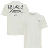 Cream Los Angeles Lakers Sportiqe Unisex Athletic Club Collection Duke Relaxed Fit Premium T-Shirt | NBA