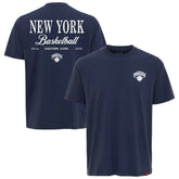 Blue New York Knicks Sportiqe Unisex Athletic Club Collection Duke Relaxed Fit Premium T-Shirt | NBA