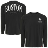 Anthracite Boston Celtics Sportiqe Unisex Athletic Club Collection Sherwood Relaxed Fit Premium Long-Sleeve T-Shirt | NBA