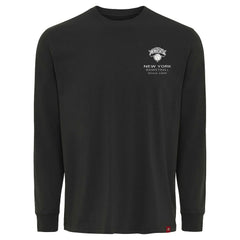 Anthracite New York Knicks Sportiqe Unisex Athletic Club Collection Sherwood Relaxed Fit Premium Long-Sleeve T-Shirt | NBA