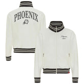 Cream Phoenix Suns Sportiqe Women's Athletic Club Collection Sutton French Terry Full-Zip Jacket | NBA