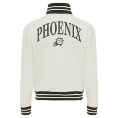 Cream Phoenix Suns Sportiqe Women's Athletic Club Collection Sutton French Terry Full-Zip Jacket | NBA