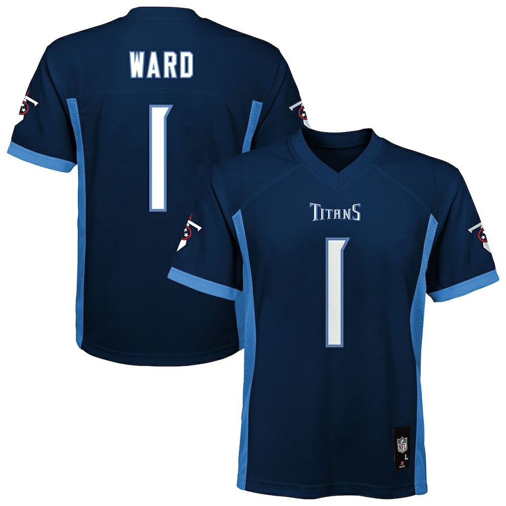 Tennessee Titans Cameron Ward Youth Replica Player Jersey | NFL Hot