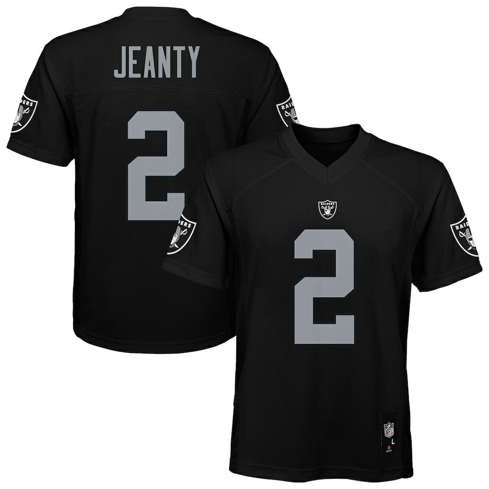 Las Vegas Raiders Ashton Jeanty Youth Replica Player Jersey | NFL Outlet