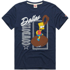 Dallas Cowboys Homage x The Simpsons Unisex Tri-Blend T-Shirt | NFL Discount