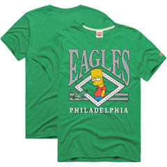 Philadelphia Eagles Homage x The Simpsons Unisex Tri-Blend T-Shirt | NFL New
