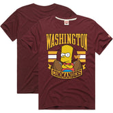 Washington Commanders Homage x The Simpsons Unisex Tri-Blend T-Shirt | NFL On sale