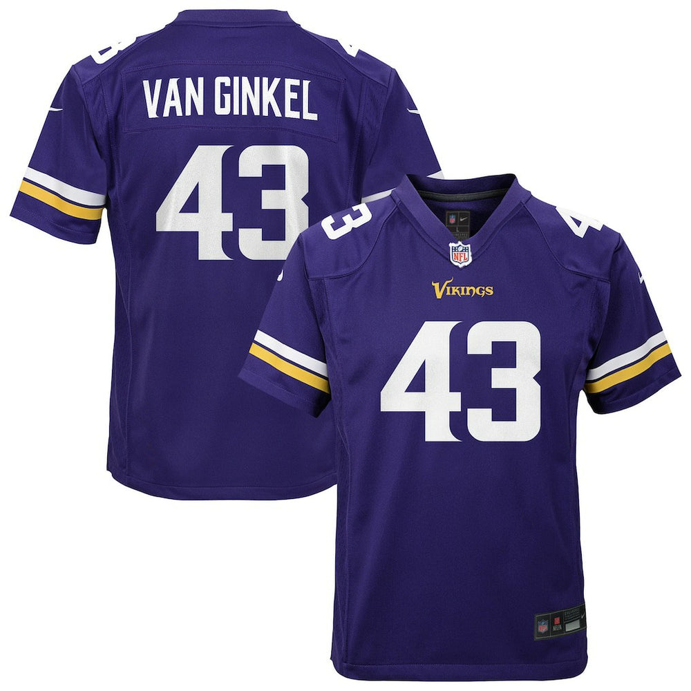 Minnesota Vikings Andrew Van Ginkel Youth Youth | NFL New