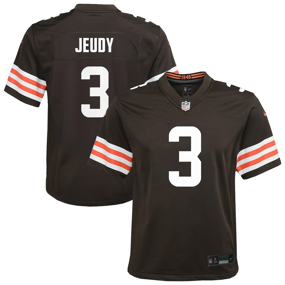 Cleveland Browns Jerry Jeudy Youth Team Game Jersey | NFL Outlet