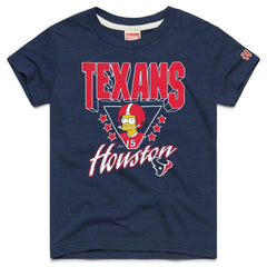 Houston Texans Homage x The Simpsons Youth Tri-Blend T-Shirt | NFL On sale