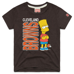 Cleveland Browns Homage x The Simpsons Youth Tri-Blend T-Shirt | NFL Hot
