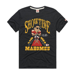 Kansas City Chiefs Patrick Mahomes Homage Unisex Caricature Player Graphic Tri-Blend T-Shirt | NFL Discount