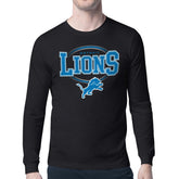 Detroit Lions Starter Team Track Graphic Long Sleeve T-Shirt | NFL Outlet
