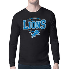 Detroit Lions Starter Team Track Graphic Long Sleeve T-Shirt | NFL Outlet