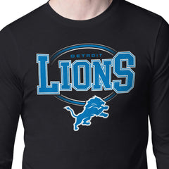 Detroit Lions Starter Team Track Graphic Long Sleeve T-Shirt | NFL Outlet