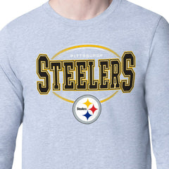 Pittsburgh Steelers Starter Team Track Graphic Long Sleeve T-Shirt | NFL Hot