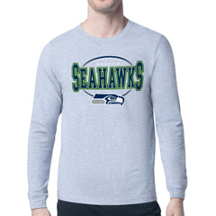Seattle Seahawks Starter Team Track Graphic Long Sleeve T-Shirt | NFL Hot