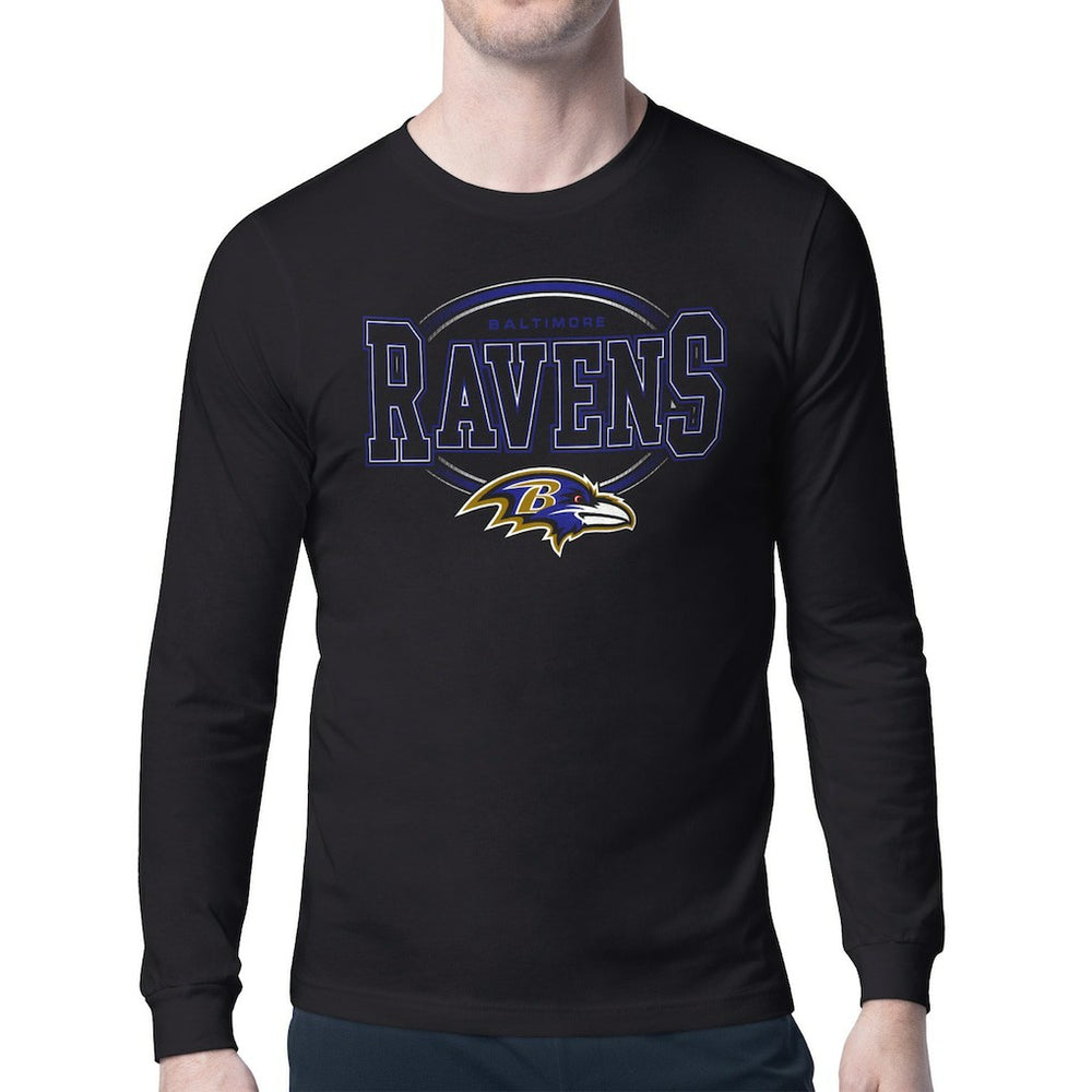 Baltimore Ravens Starter Team Track Graphic Long Sleeve T-Shirt | NFL Outlet