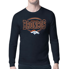 Denver Broncos Starter Team Track Graphic Long Sleeve T-Shirt | NFL Outlet