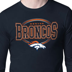 Denver Broncos Starter Team Track Graphic Long Sleeve T-Shirt | NFL Outlet