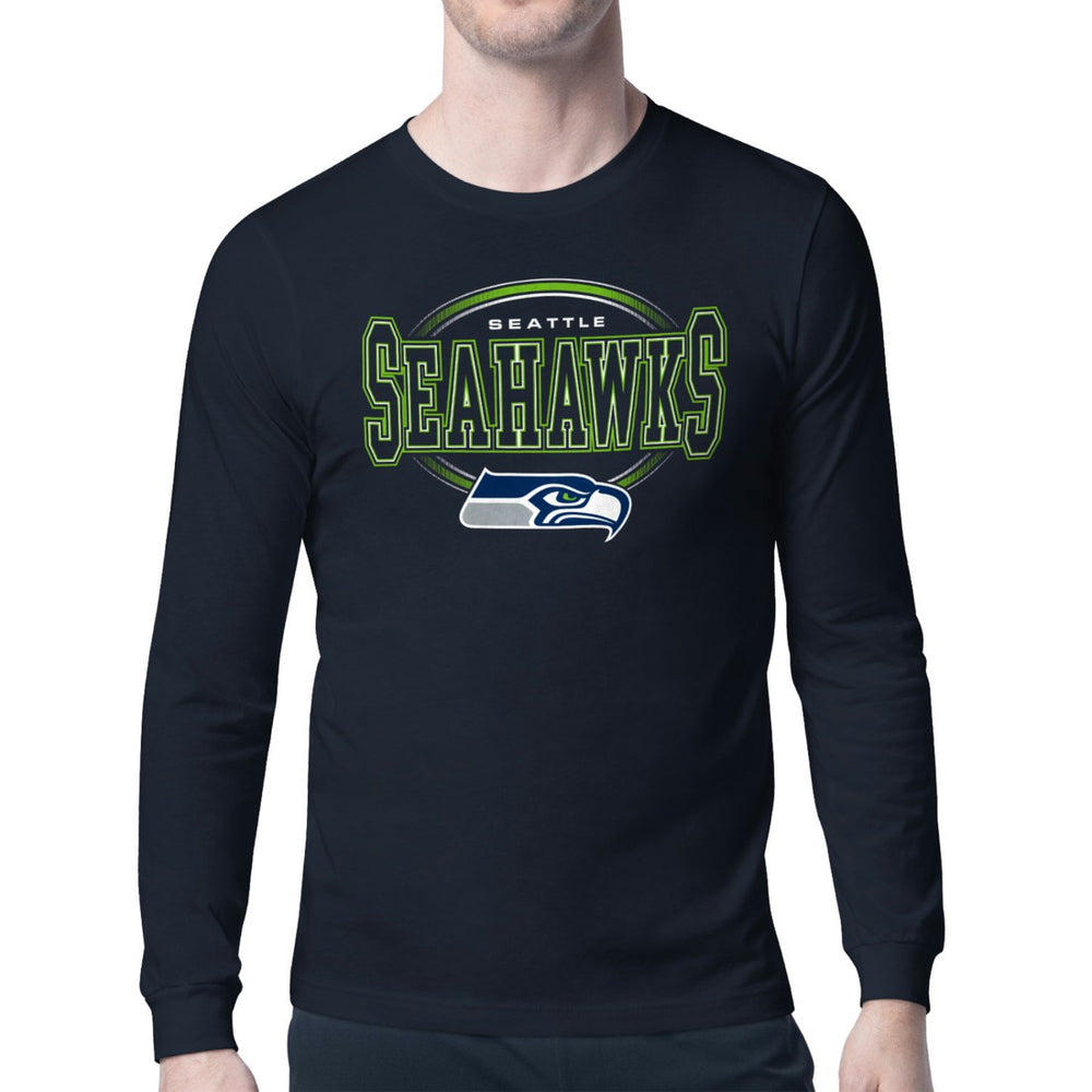 Seattle Seahawks Starter Team Track Graphic Long Sleeve T-Shirt | NFL US
