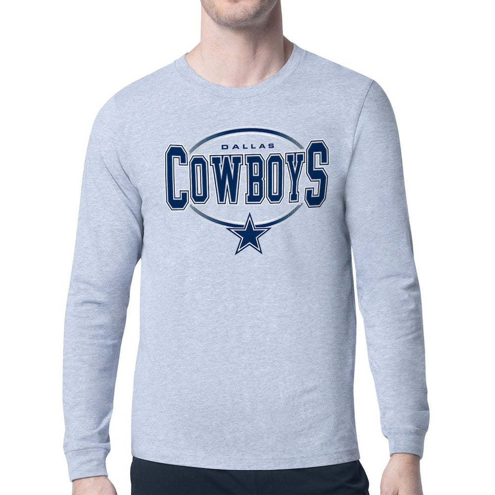 Dallas Cowboys Starter Team Track Graphic Long Sleeve T-Shirt | NFL Hot