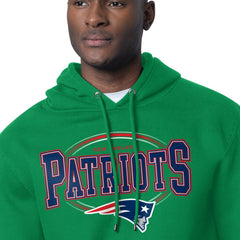 New England Patriots Starter Team Track Graphic Pullover Hoodie | NFL Outlet