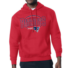 New England Patriots Starter Team Track Graphic Pullover Hoodie | NFL Discount