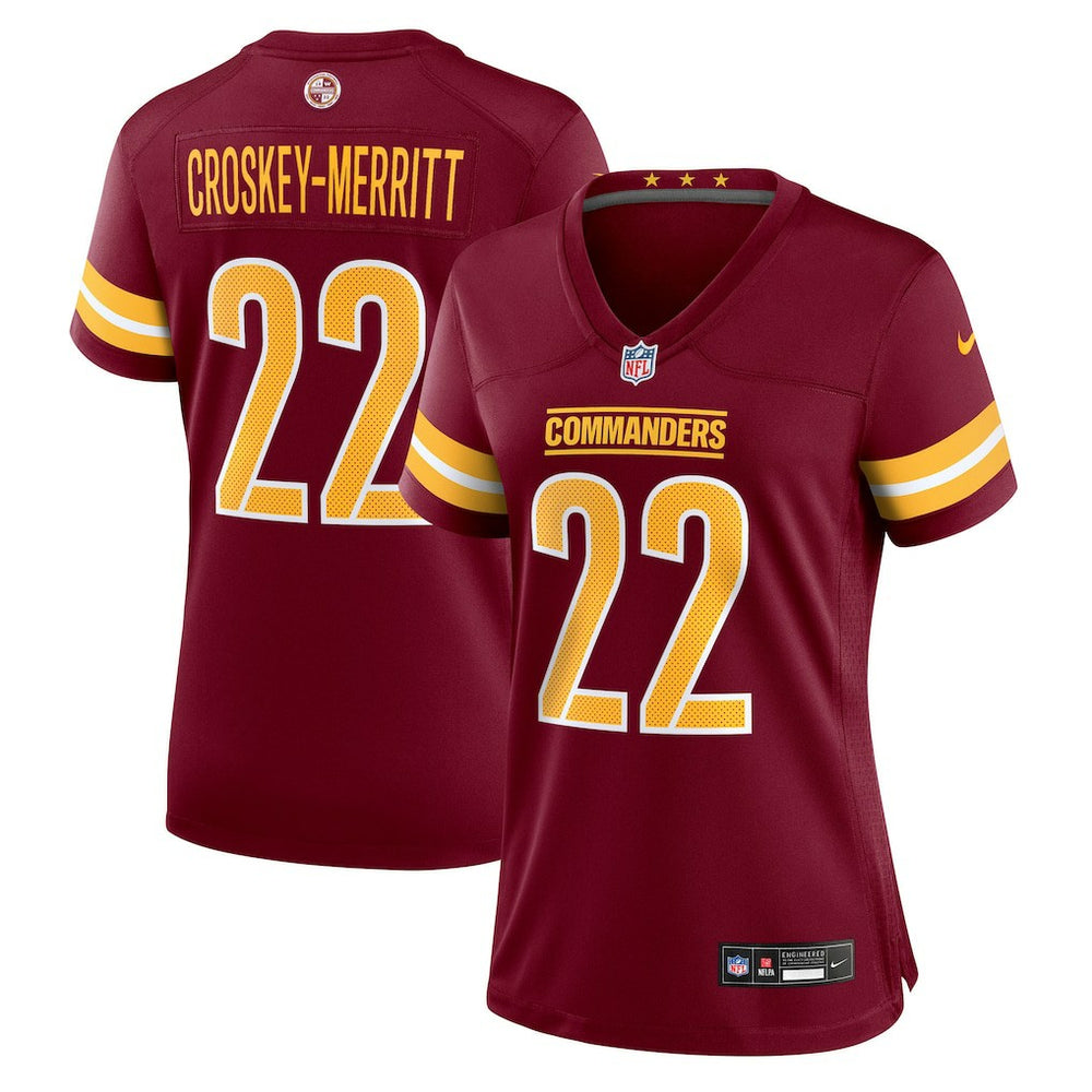 Washington Commanders Jacory Croskey-Merritt Women's Team Game Jersey | NFL On sale
