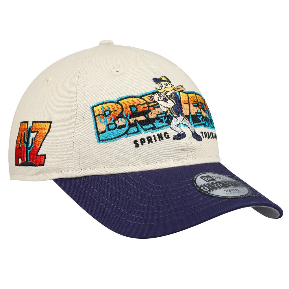 Milwaukee Brewers New Era Youth 2026 Spring Training Fan Pack Batter 9TWENTY Adjustable Hat - MLB Hats