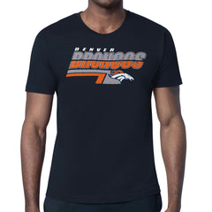 Denver Broncos Starter Logo Push Graphic T-Shirt | NFL Outlet