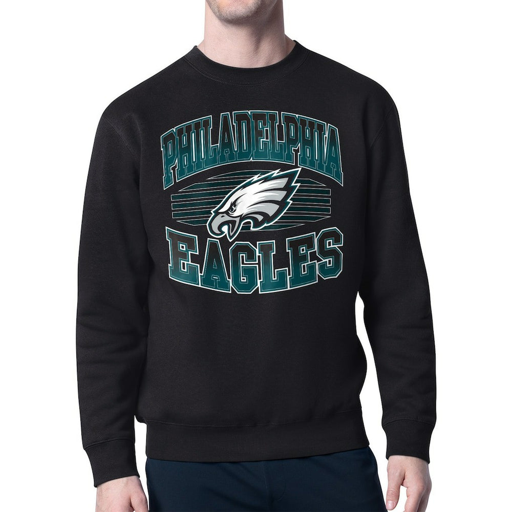 Philadelphia Eagles Starter Team Grit Graphic Fleece Pullover Sweatshirt | NFL Near me
