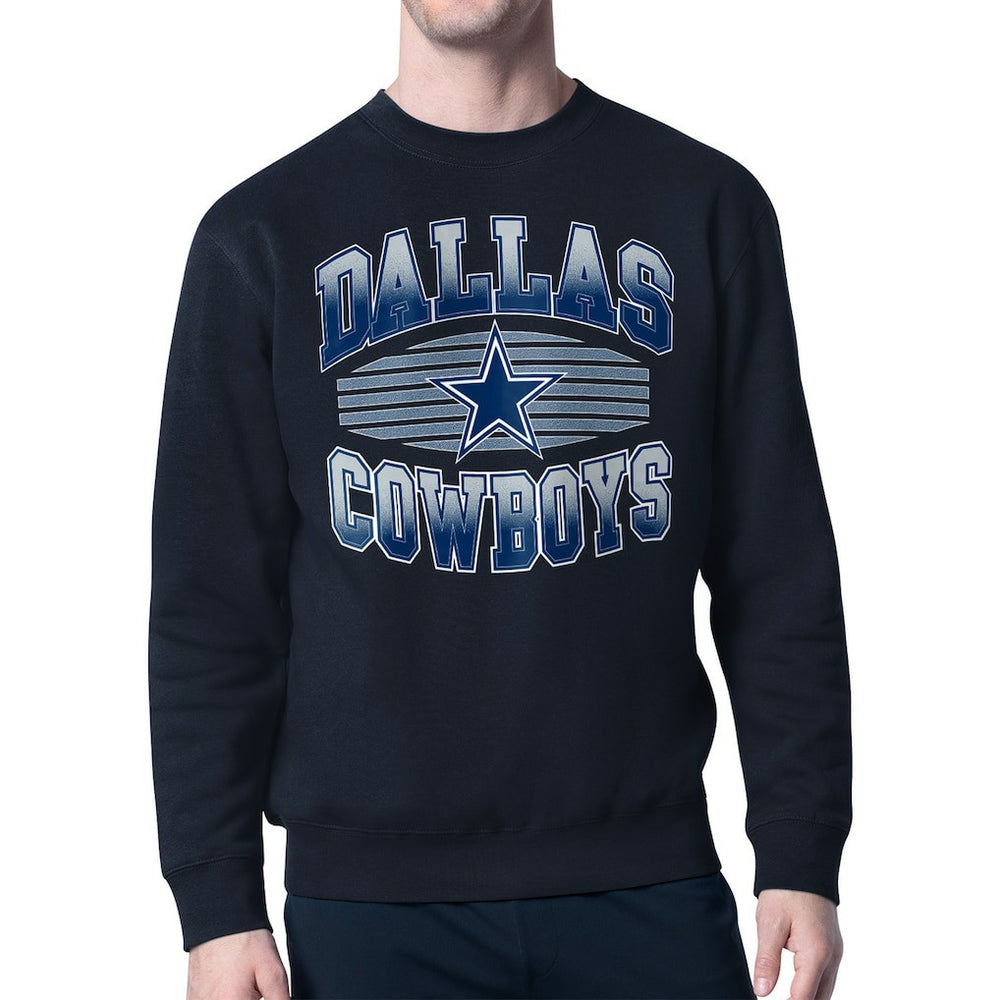 Dallas Cowboys Starter Team Grit Graphic Fleece Pullover Sweatshirt | NFL Outlet