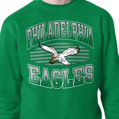 Philadelphia Eagles Starter Team Grit Graphic Fleece Pullover Sweatshirt | NFL Discount