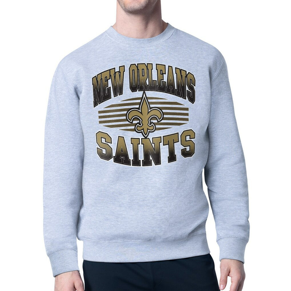 New Orleans Saints Starter Team Grit Graphic Fleece Pullover Sweatshirt | NFL New