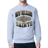 New Orleans Saints Starter Team Grit Graphic Fleece Pullover Sweatshirt | NFL New