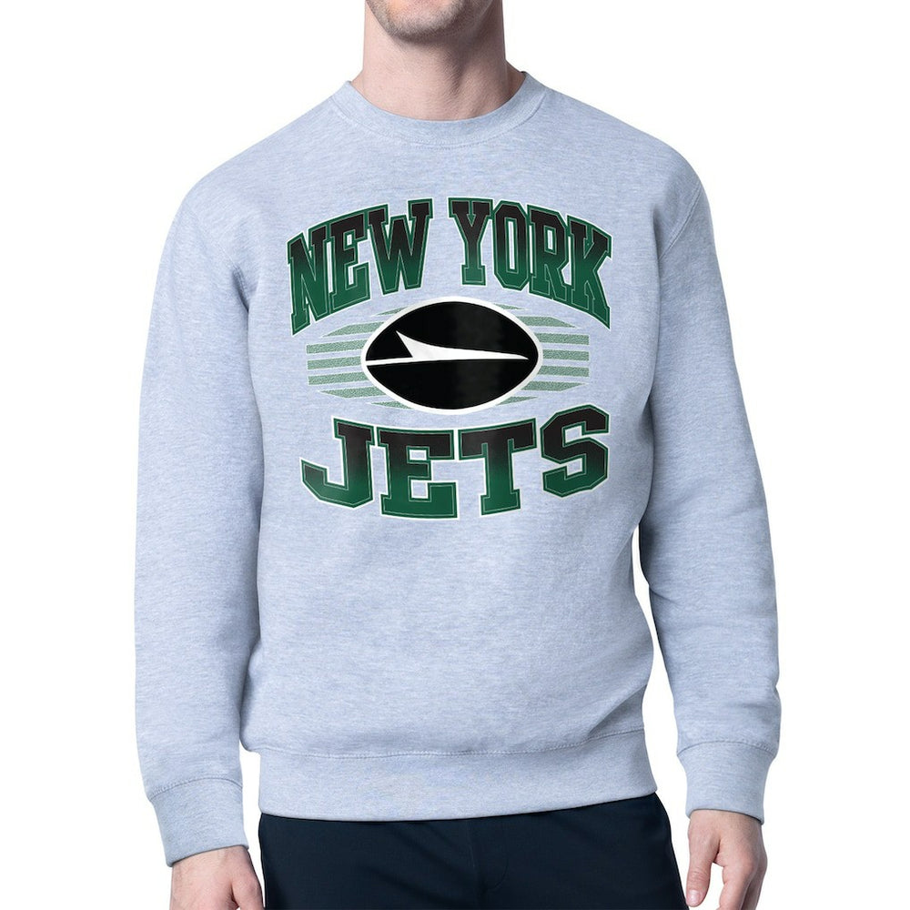New York Jets Starter Team Grit Graphic Fleece Pullover Sweatshirt | NFL New