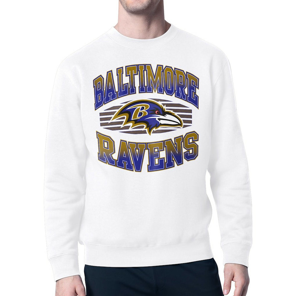 Baltimore Ravens Starter Team Grit Graphic Fleece Pullover Sweatshirt | NFL Outlet