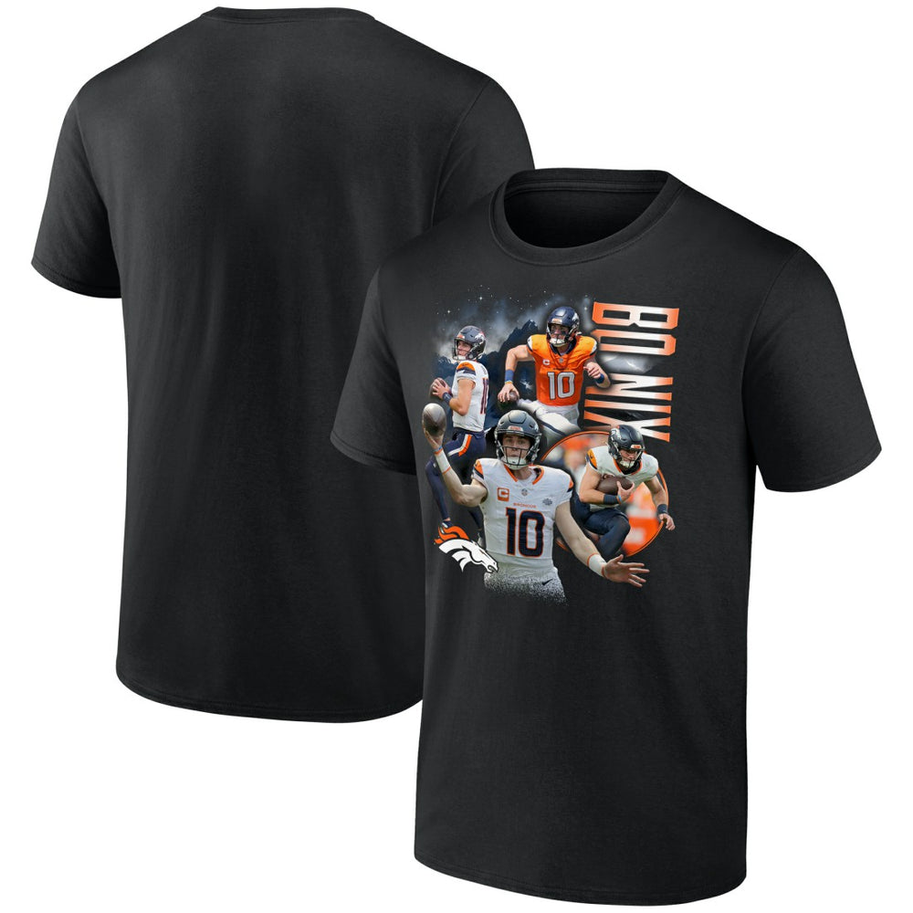 Denver Broncos Bo Nix Notorious Graphic T-Shirt | NFL Hot